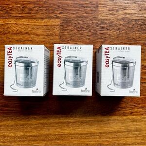 TEALYRA EASY - TEA STRAINER - SET OF 3 - NEW